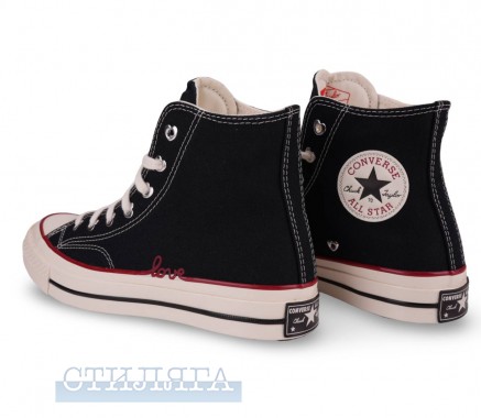 Converse Кеды Converse Chuck 70 HI Valentine's Day A19061C чёрные - Картинка 5