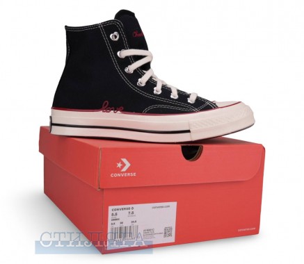 Converse Кеды Converse Chuck 70 HI Valentine's Day A19061C чёрные - Картинка 7