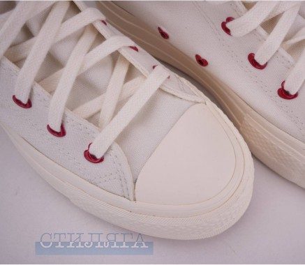 Converse Кеды Converse Chuck Taylor All Star Lift HI Valentine's Day A19058C белые - Картинка 8