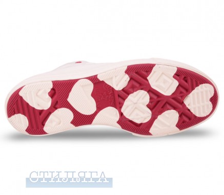 Converse Кеды Converse Chuck Taylor All Star Lift HI Valentine's Day A19058C белые - Картинка 6