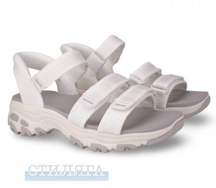 Skechers Босоніжки Skechers Slip-ins: D'Lites Sandal 163651 WHT білі - Картинка 1