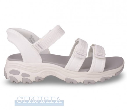 Skechers Босоніжки Skechers Slip-ins: D'Lites Sandal 163651 WHT білі - Картинка 3