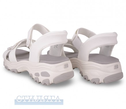 Skechers Босоніжки Skechers Slip-ins: D'Lites Sandal 163651 WHT білі - Картинка 6