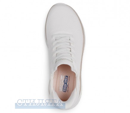 Skechers Кроссовки Skechers Slip-ins: BOBS Sport Squad Chaos 117497 WTGD белые - Картинка 4