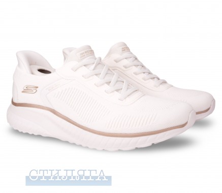 Skechers Кроссовки Skechers Slip-ins: BOBS Sport Squad Chaos 117497 WTGD белые - Картинка 1