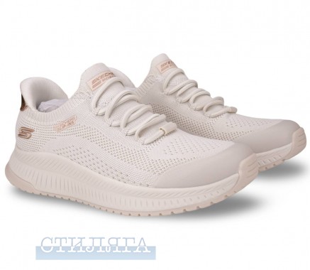 Skechers Кроссовки Skechers Slip-ins: BOBS Squad 4 117743 OFWT бежевые - Картинка 1