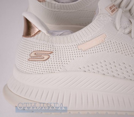 Skechers Кроссовки Skechers Slip-ins: BOBS Squad 4 117743 OFWT бежевые - Картинка 9