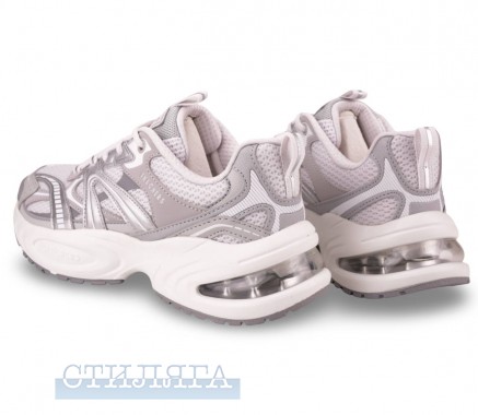 Skechers Кроссовки Skechers UNO Ryze - Scale Up 177606 LTGY серебряные - Картинка 5