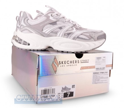 Skechers Кроссовки Skechers UNO Ryze - Scale Up 177606 LTGY серебряные - Картинка 7
