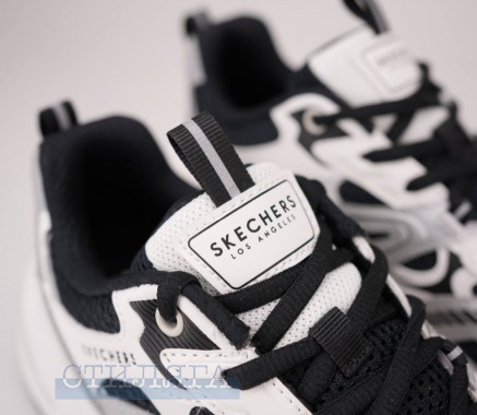 Skechers Кроссовки Skechers UNO Ryze - Scale Up 177606 WBK белые - Картинка 8