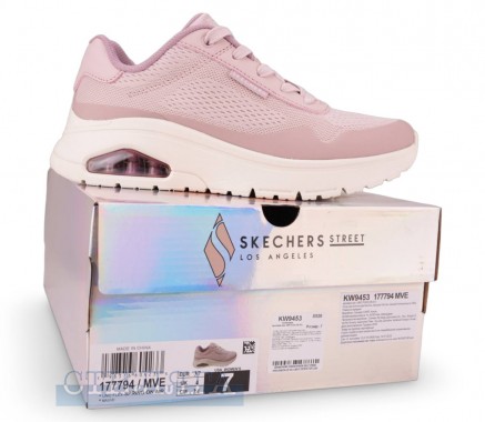 Skechers Кроссовки Skechers UNO Flex - Spring On Air 177794 MVE розовые - Картинка 7