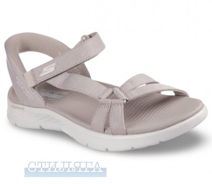 Skechers Босоножки Skechers Slip-Ins: GO Walk Flex - Illuminate 141481 TPE бежевые - Картинка 3