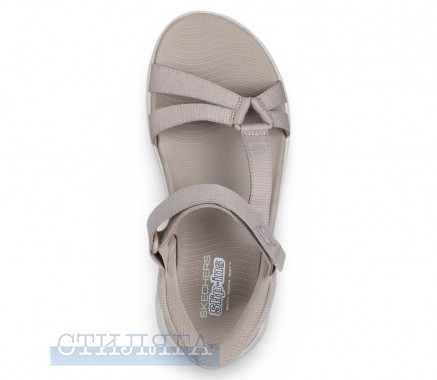 Skechers Босоножки Skechers Slip-Ins: GO Walk Flex - Illuminate 141481 TPE бежевые - Картинка 4
