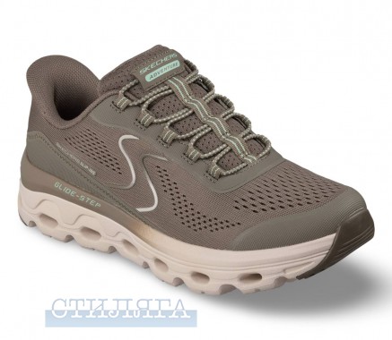 Skechers Кроссовки Skechers Slip-ins: Glide-Step Sole 180272 BRN коричневые - Картинка 3