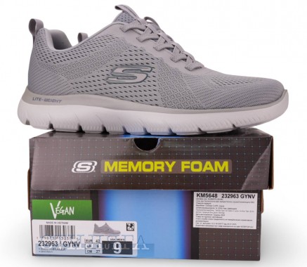 Skechers Кроссовки Skechers Summits - Eckler 232963 GYNV серые - Картинка 7