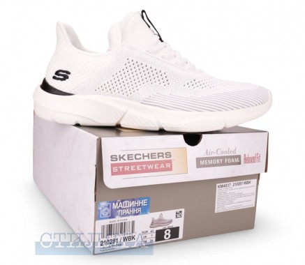 Skechers Кроссовки Skechers Ingram – Brexie 210281 WBK белые - Картинка 7