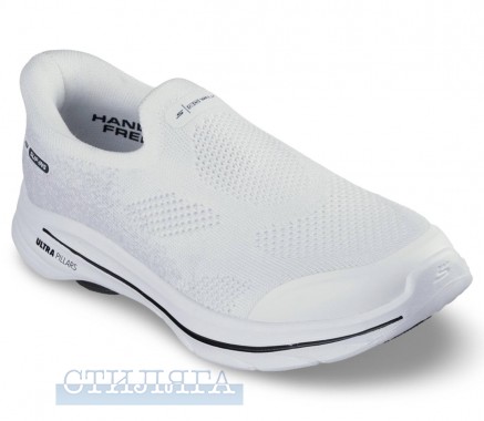 Skechers Слипоны Skechers Slip-ins: GOwalk 8 125926 WBK белые - Картинка 3