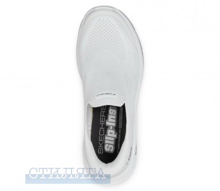 Skechers Слипоны Skechers Slip-ins: GOwalk 8 125926 WBK белые - Картинка 4