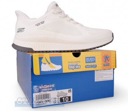 Skechers Кросівки Skechers BOBS Sport Squad Chaos 4 118423 OFWT білі - Картинка 6