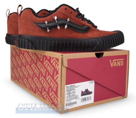 Vans Кеды Vans Knu Skool Creeper Valentine Rust VN000D6ZFSB1 коричневые - Картинка 7