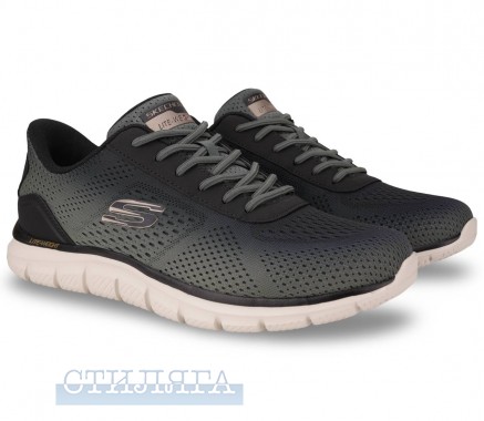 Skechers Кроссовки Skechers Slip-ins: Track 233038 OLBK оливковые - Картинка 1