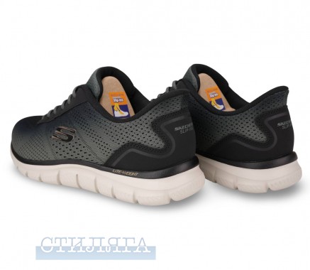 Skechers Кроссовки Skechers Slip-ins: Track 233038 OLBK оливковые - Картинка 4